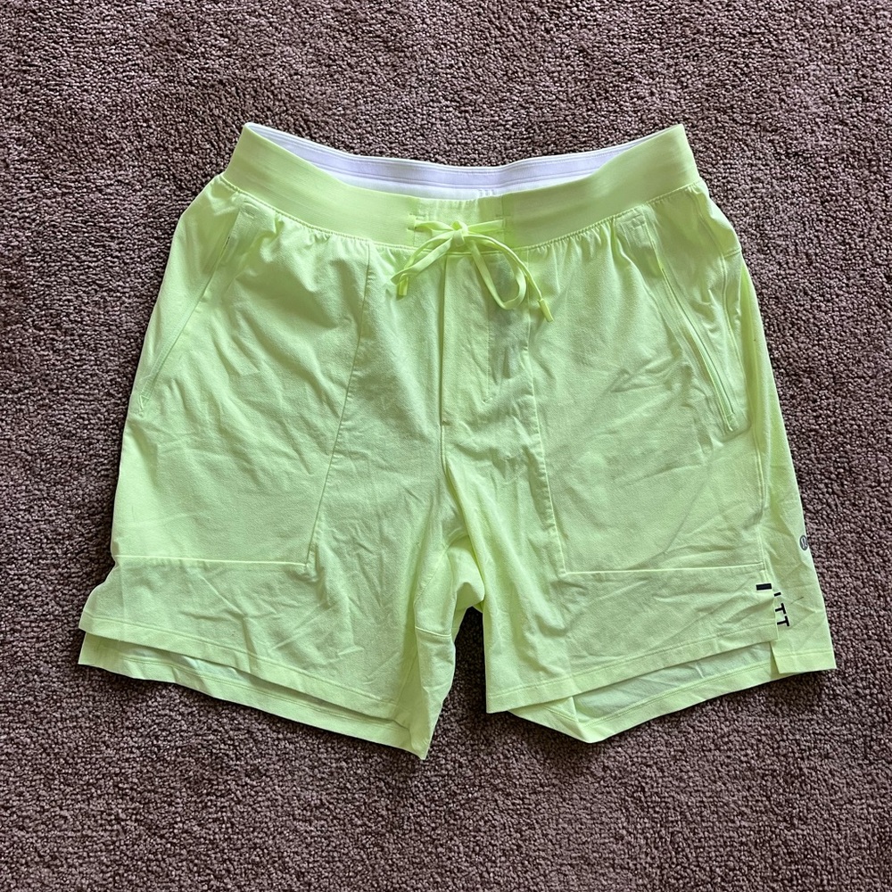Men’s lululemon light weight running shorts size M